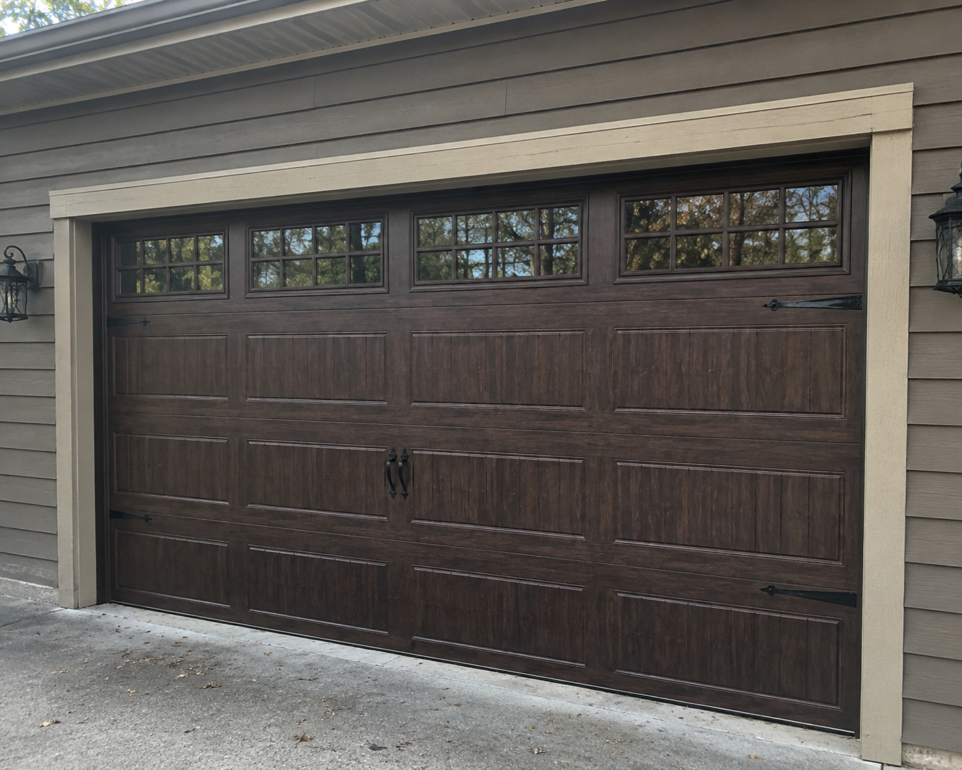 Garage door window glass insert replacement